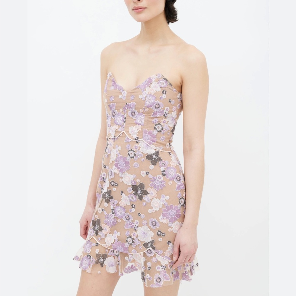 For Love & Lemons Posy Mini Dress